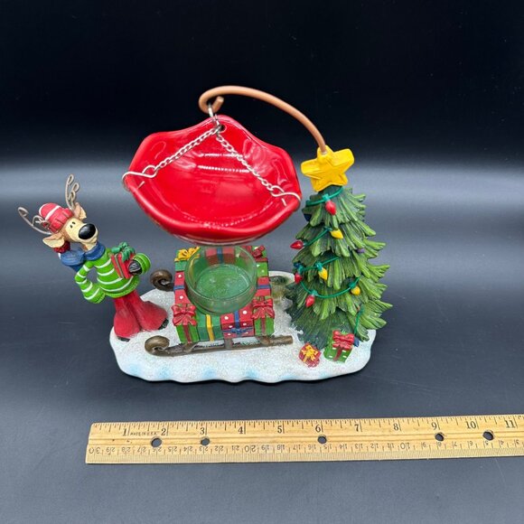 Yankee Candle Reindeer Sleigh Hanging Tart Warmer Christmas Holiday Decor 2011 - Picture 12 of 12